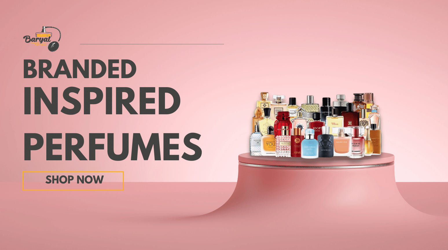 Pink mimalist Modern Beauty Perfume Banner (3)